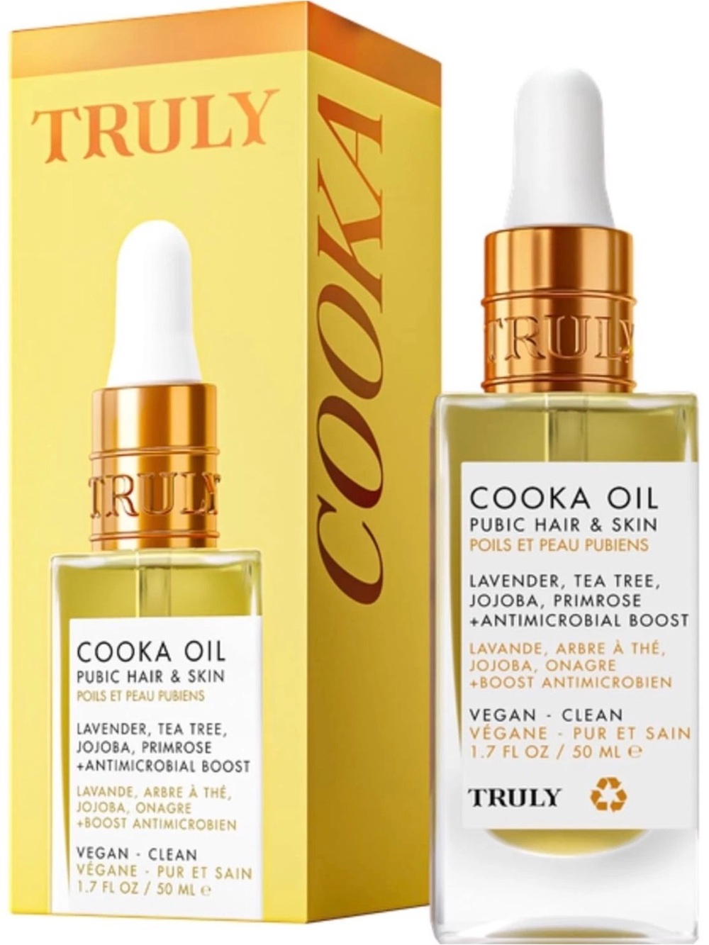 TRULY Cooka Oil Yellow and Gold Nourishing Face & Skin Serum